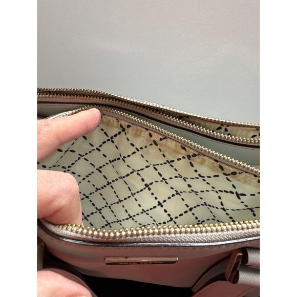 Kate Spade New York NewBury Lane Lt Green Small Leather Handbag Missing Shoulder - Picture 3 of 16